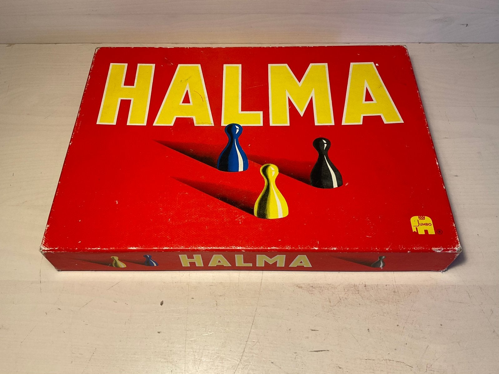 Een gaaf oud hollands spelletje Halma van Jumbo compleet, Ophalen of Verzenden, Gebruikt