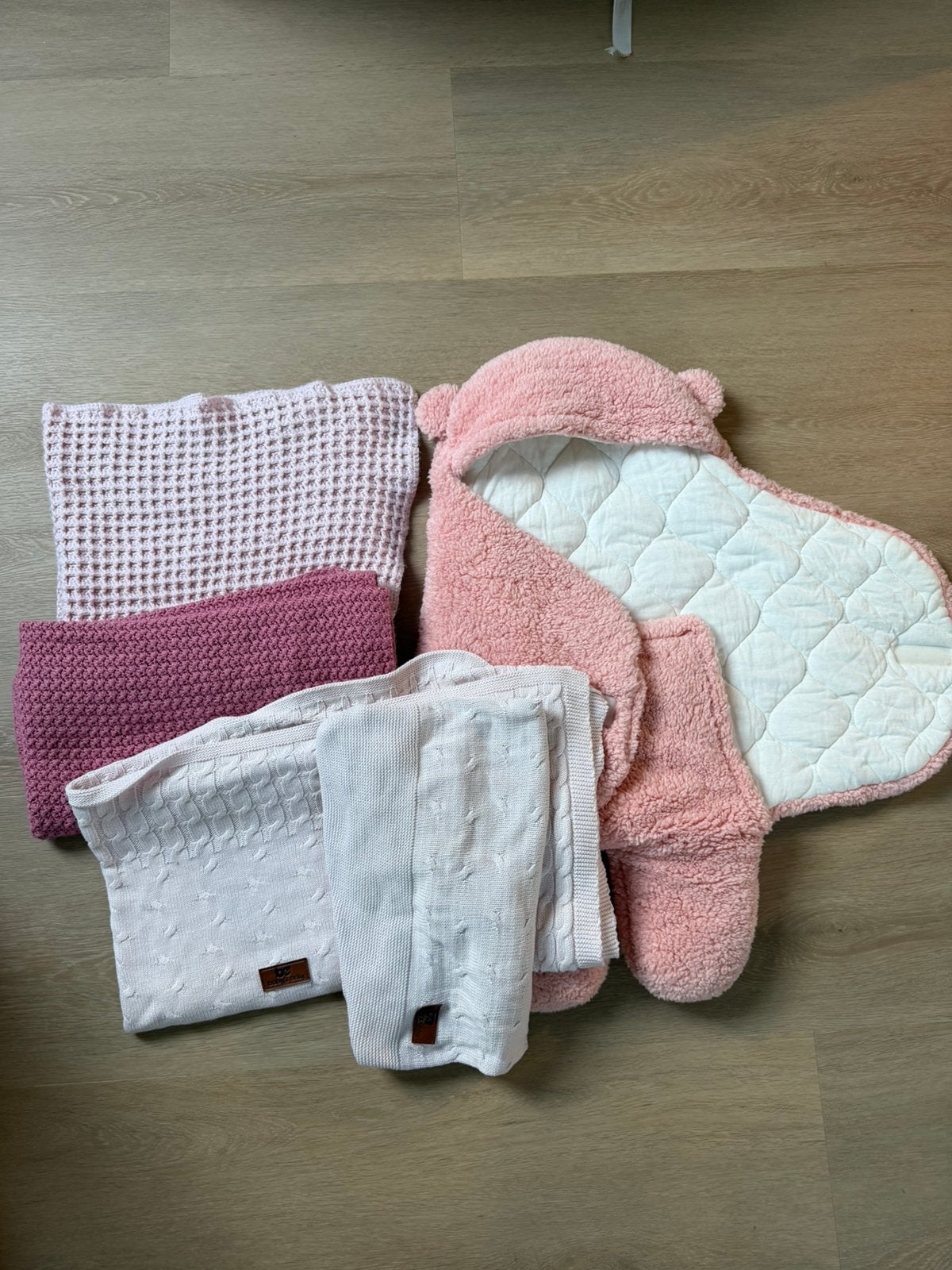 Baby dekentjes - teddy voetenzak XL - hoes verschoonkussen, Ophalen of Verzenden, Zo goed als nieuw, Overige typen