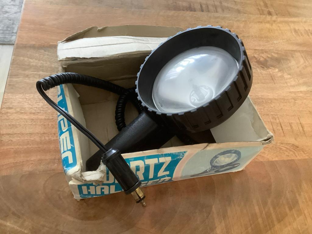 Hand zoeklamp op 12 volt, Ophalen of Verzenden, Gebruikt, Zeilboot of Motorboot