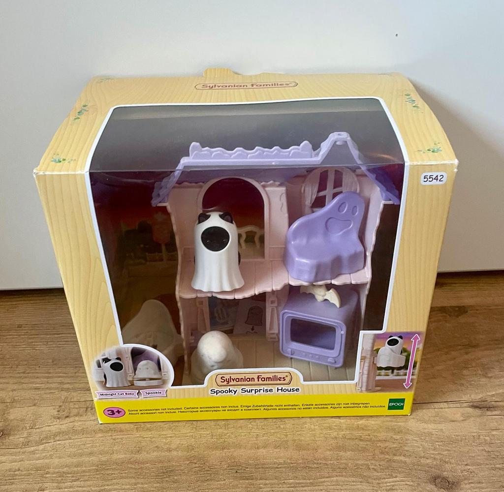 Sylvanian Families spookhuis, Ophalen, Zo goed als nieuw