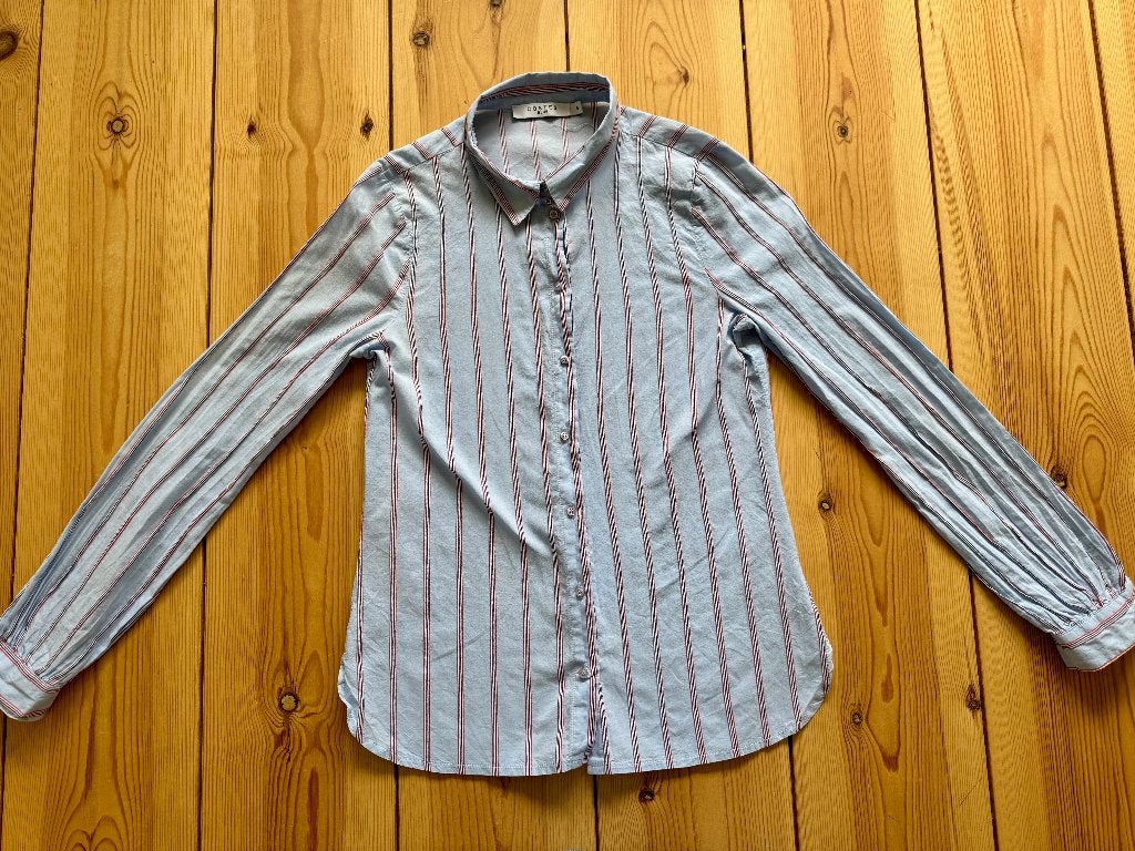 Costes blouse - Blauw Rood Streep - Maat Small / maat 36, Blauw, Ophalen of Verzenden, Zo goed als nieuw, Costes