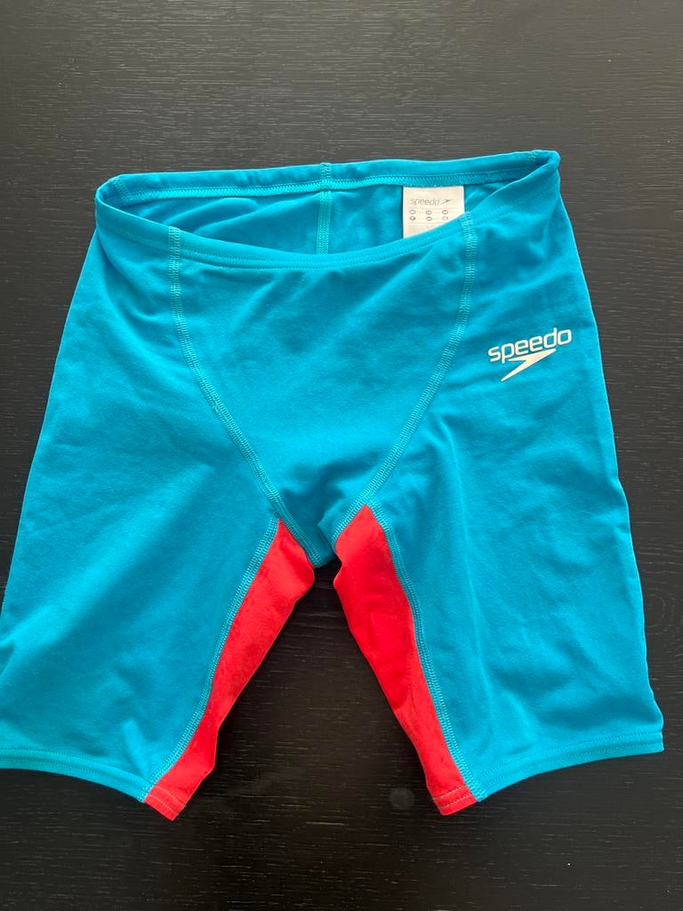 Speedo Zwemshort - Blauw/Oranje, Ophalen of Verzenden, Gedragen, Blauw, Zwembroek of Short