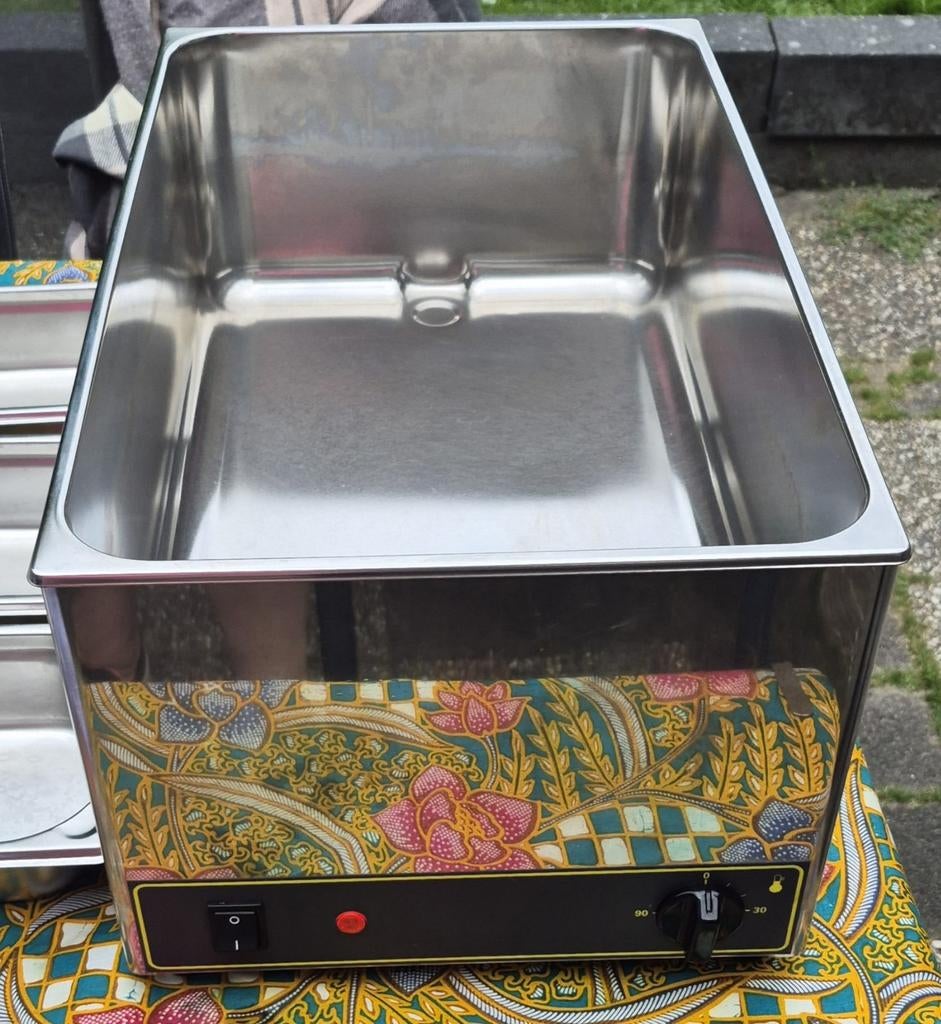 Elektrische Bain-Marie met bakken, Ophalen, Gebruikt