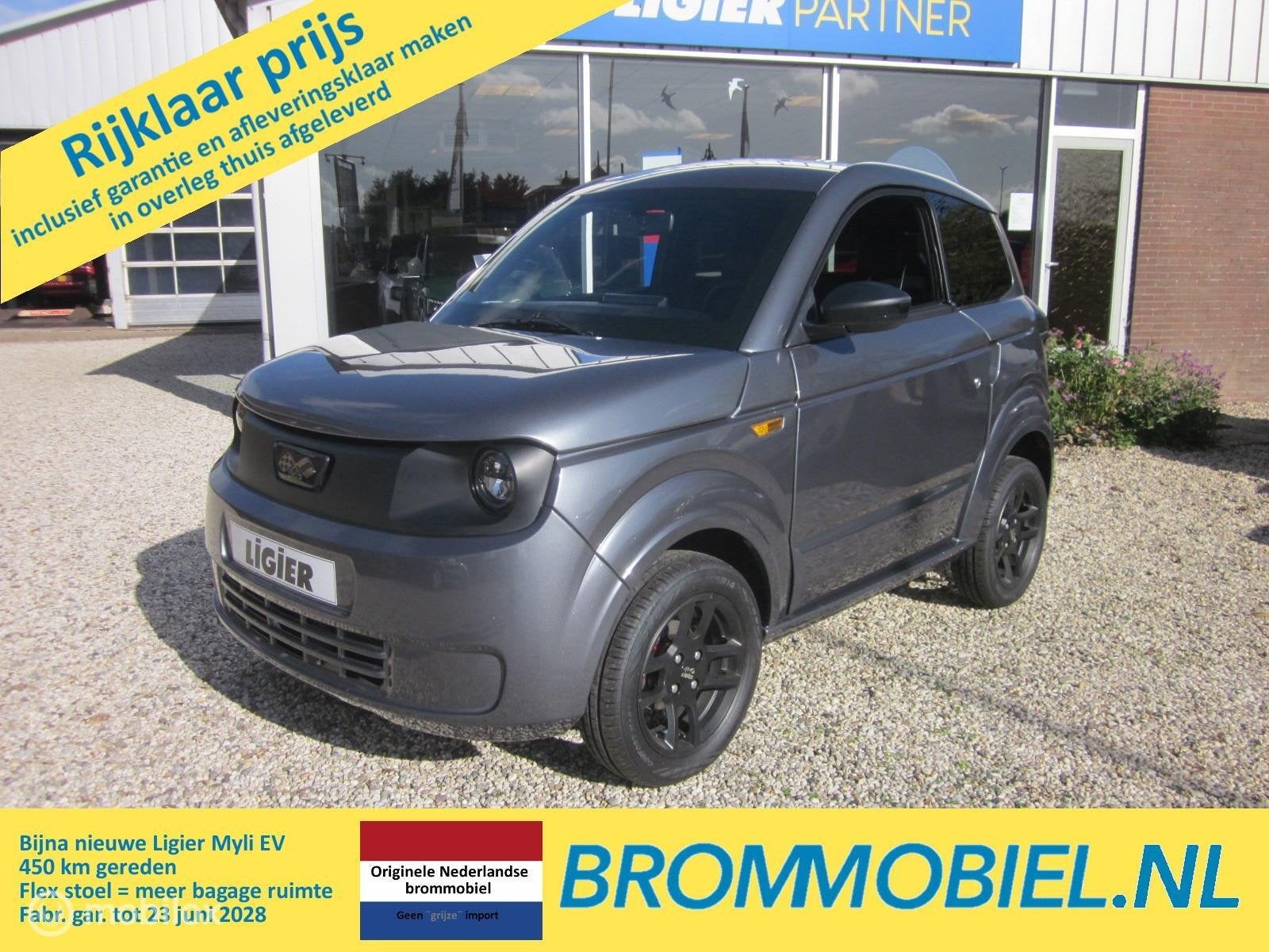 Elektrische Ligier Myli brommobiel -450 km- fabrieksgarantie, Gebruikt, Route d'Hauterive Abrest, Ligier, Ligier