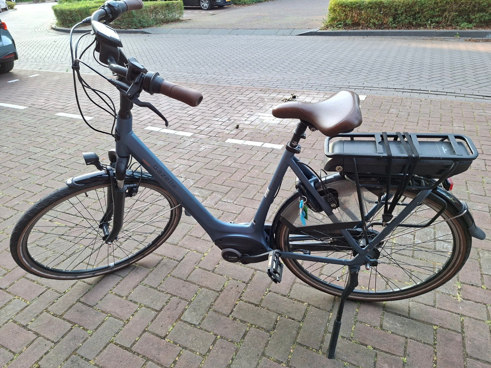 Gazelle Orange C7 HMB E-bike - Bosch Active Line - 8295 km, Ophalen, Gebruikt, 50 km per accu of meer, 55 tot 59 cm