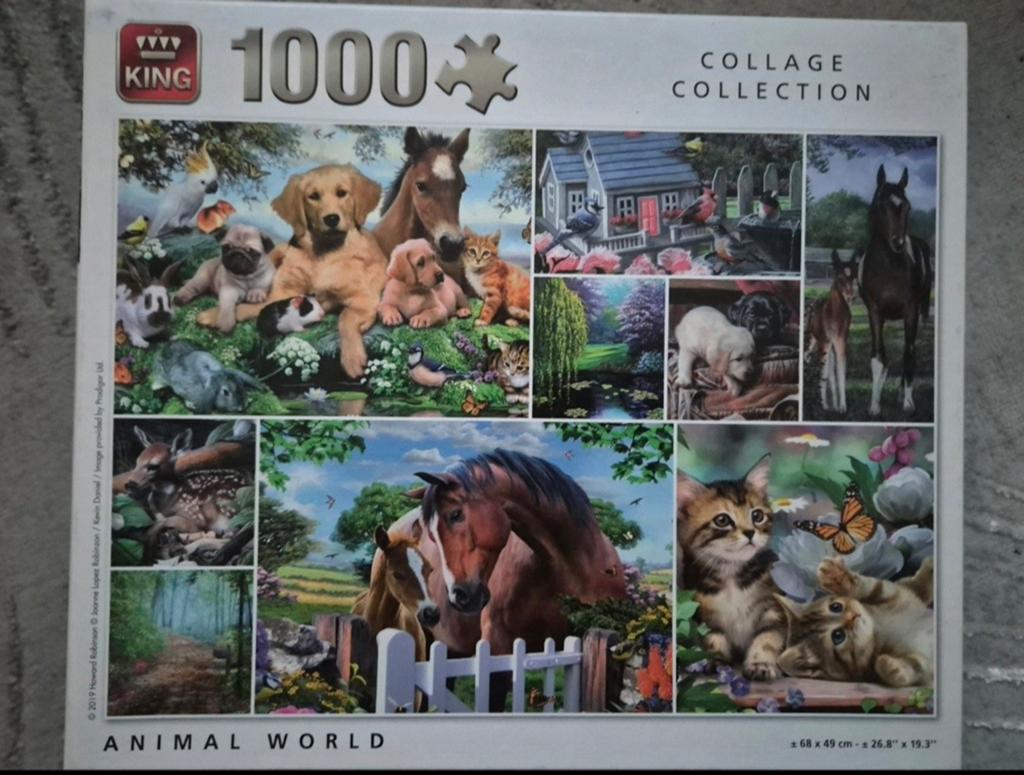 11 diverse legpuzzels, 1000 stukjes, Ophalen