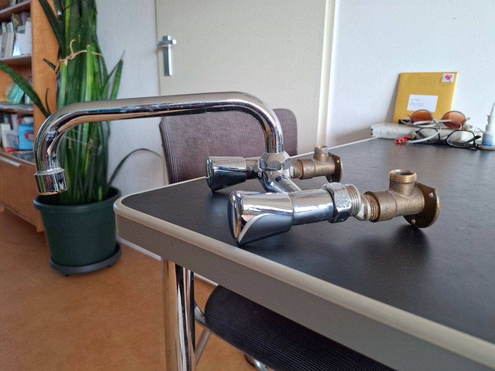 Keukenmengkraan van aqua vive, Ophalen of Verzenden, Zo goed als nieuw, Chroom, Kraan