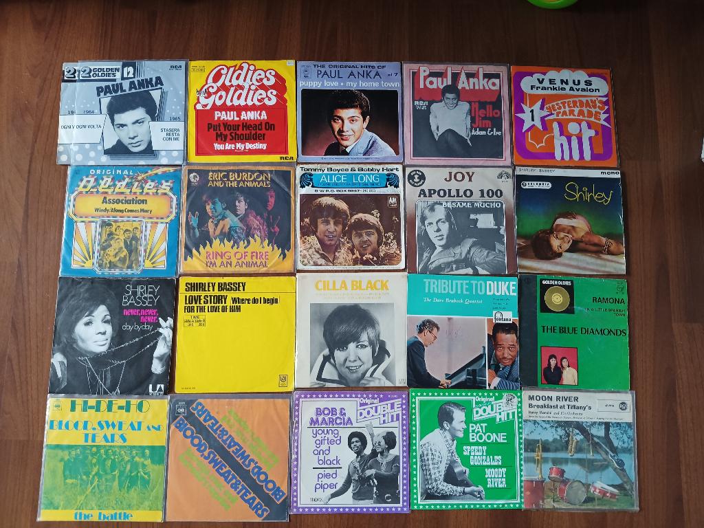 D: Verzameling D = Verzameling 7inch vinyl singles 1960-1980, Ophalen, Gebruikt, 7 inch, Single