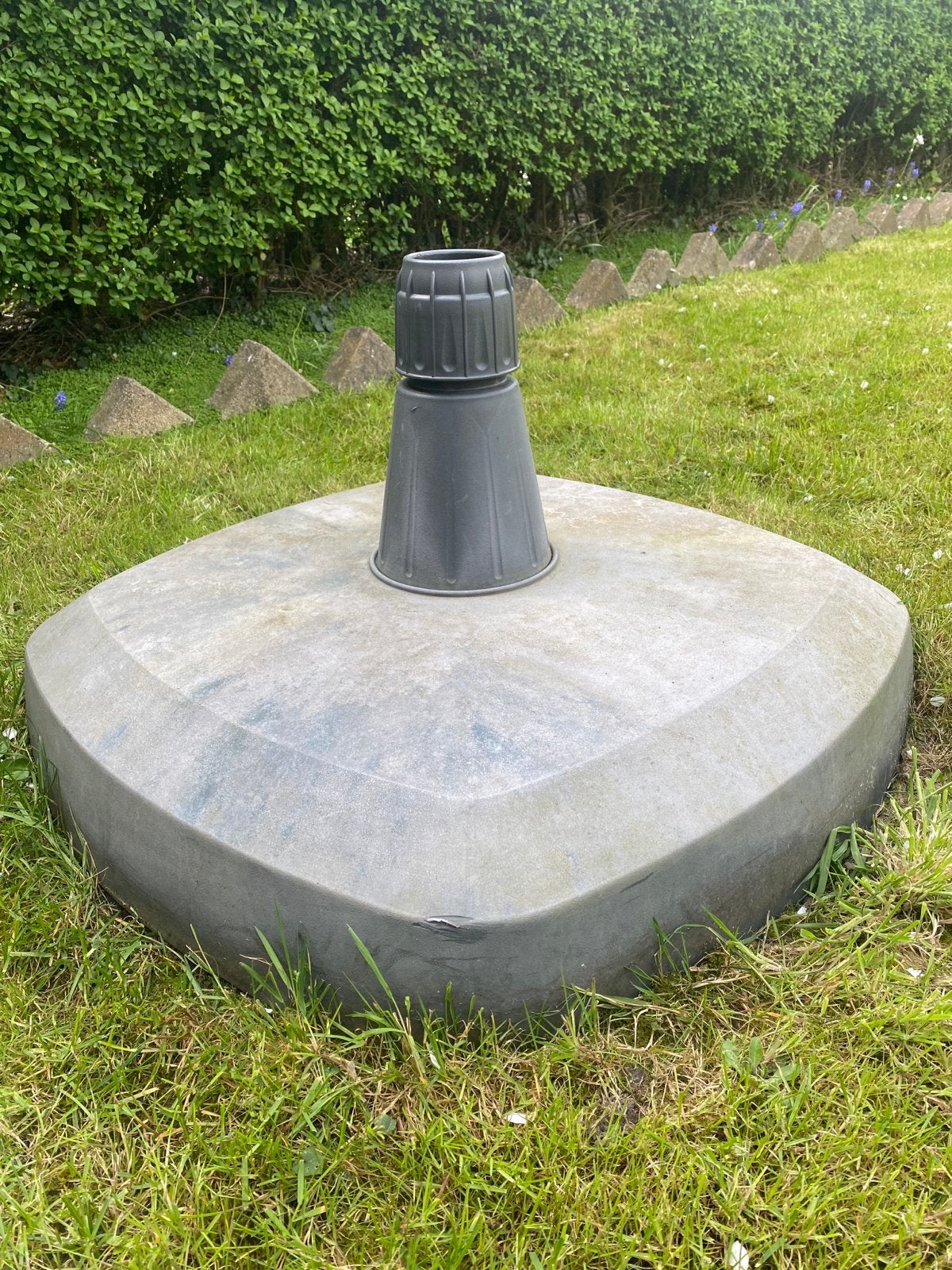 Stevige parasolvoet, Ophalen, Gebruikt, Minder dan 1 meter, Parasolvoet