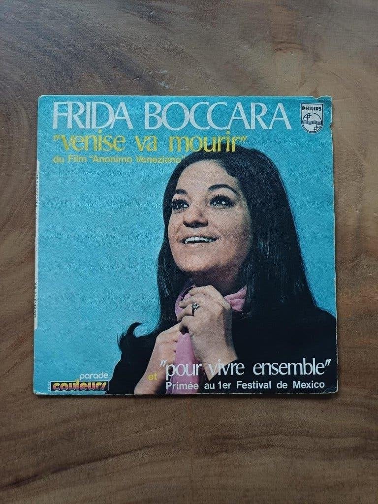 Frida Boccara - "Venise va Mourir" - Single - Vinyl, Ophalen of Verzenden, Gebruikt