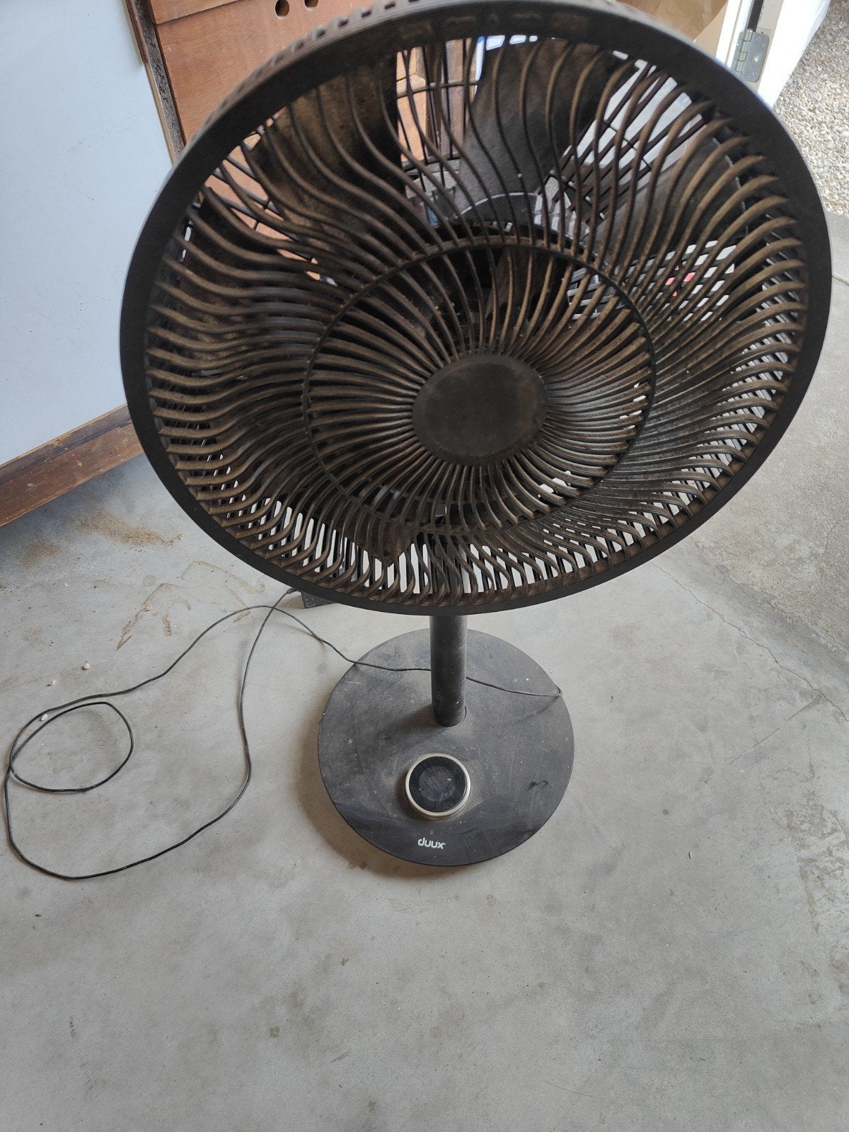 duux ventilator zwart, Ophalen of Verzenden, Statiefventilator