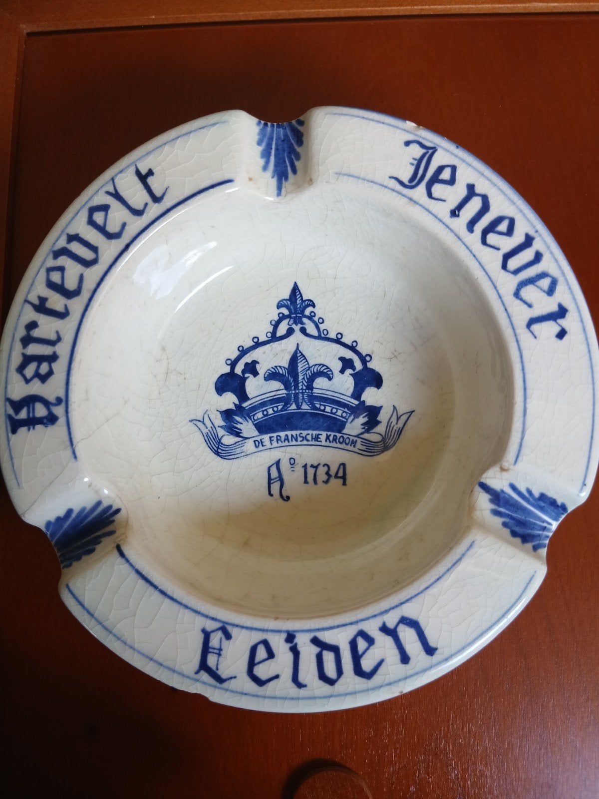 vintage Hartevelt Jenever asbak uit Leiden  info 👇👇👇, Verzamelen, Ophalen, Gebruikt, Asbak