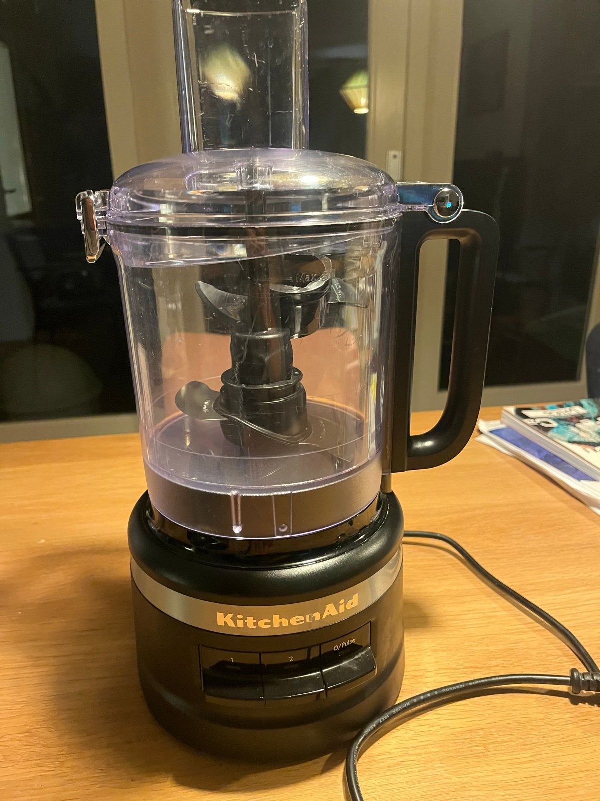 KitchenAid Foodprocessor 5KFP0919EBM - Zwart, Kunststof, Ophalen of Verzenden, Zwart, Overige typen