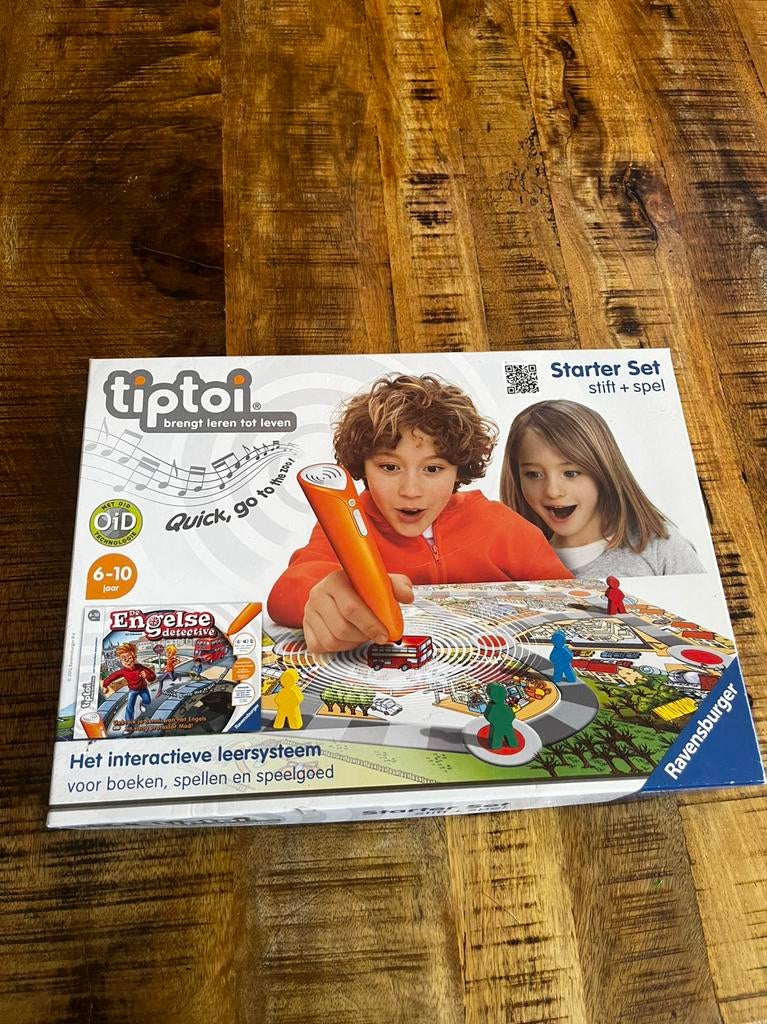 Tiptoi spel De Engelse Detective, Kinderen en Baby's, Speelgoed | Educatief en Creatief, Ophalen of Verzenden, Zo goed als nieuw