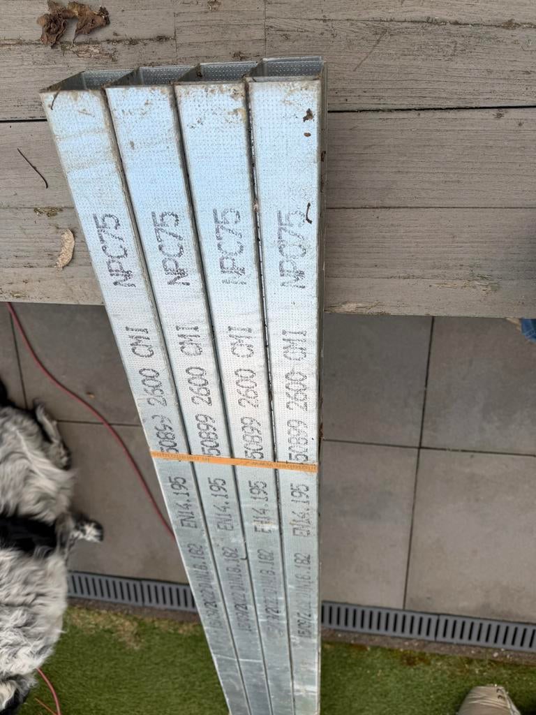 Metalen stutten NPC75, Ophalen, Nieuw, Overige metalen