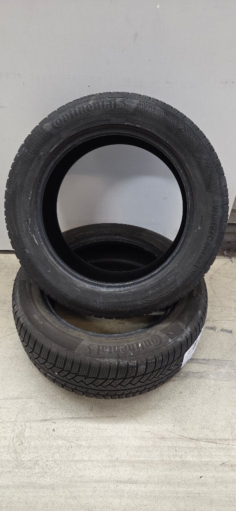 2x Continental WinterContact TS850P SUV 255/55R19, Gebruikt, 255 mm, Winterbanden, Band(en)