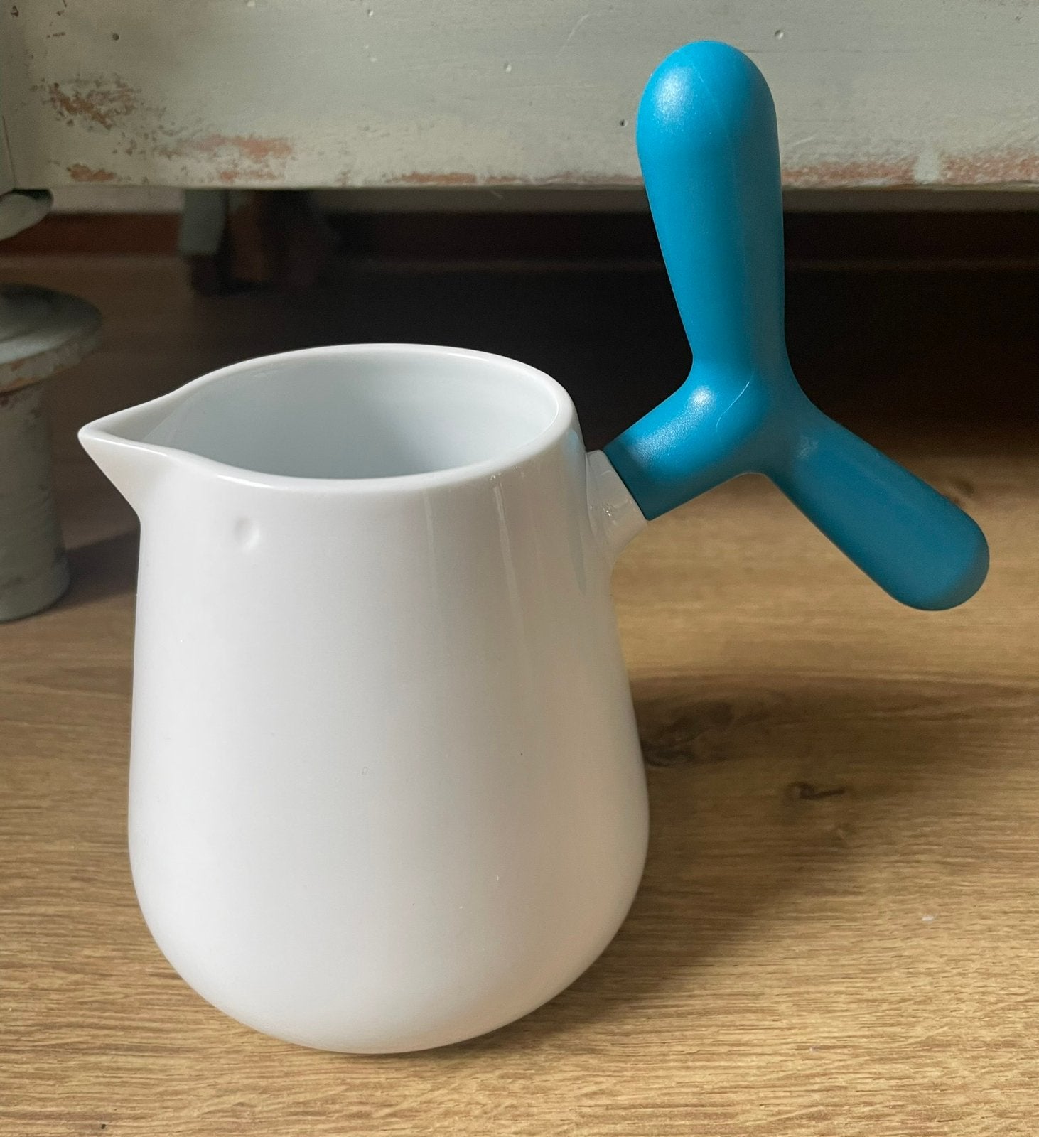 Koziol melkkannetje vaas vogel design, Huis en Inrichting, Ophalen of Verzenden, Zo goed als nieuw, Overige stijlen, Overige typen