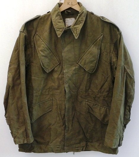 Jas Parka Uniform Buiten, Gvt, M58, maat M, KL, 1980s.(Nr.7), Ophalen of Verzenden, Landmacht, Nederland, Kleding of Schoenen
