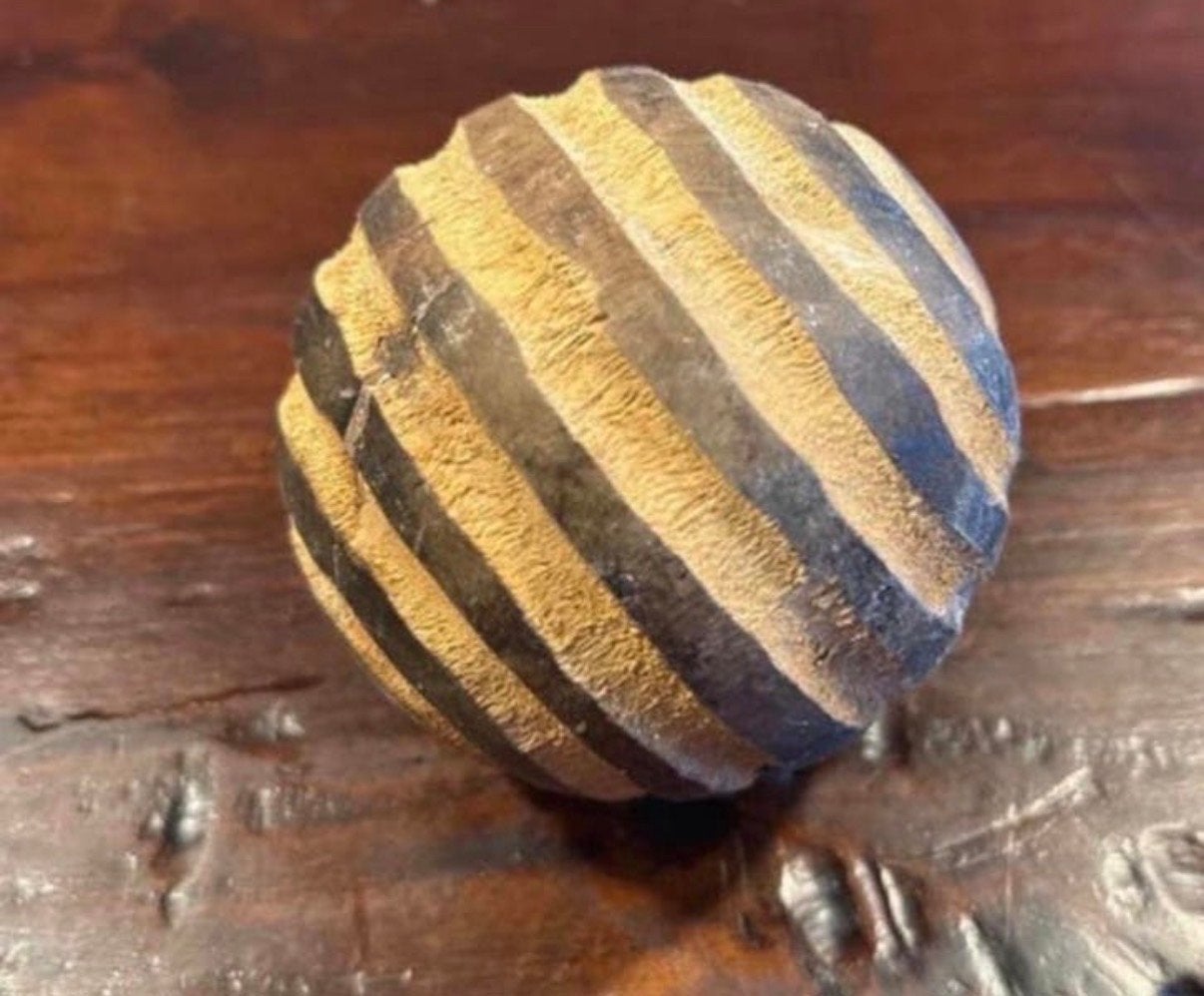 Decoratieve houten bal voor dienblad - Ø 11cm, Huis en Inrichting, Woonaccessoires | Overige, Hout, Gebruikt, Ophalen of Verzenden