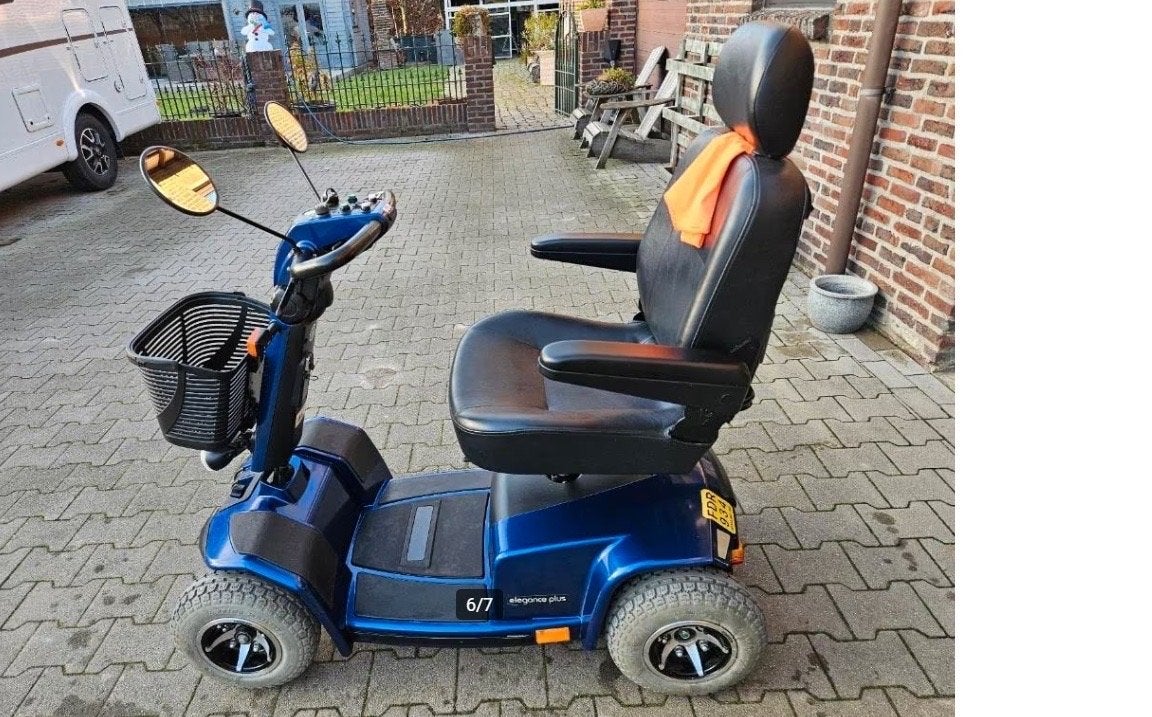 Te koop:4-wielige scootmobiel Elegance Plus, Diversen, Ophalen, Gebruikt, 36 t/m 45 km, 16 km/u of meer