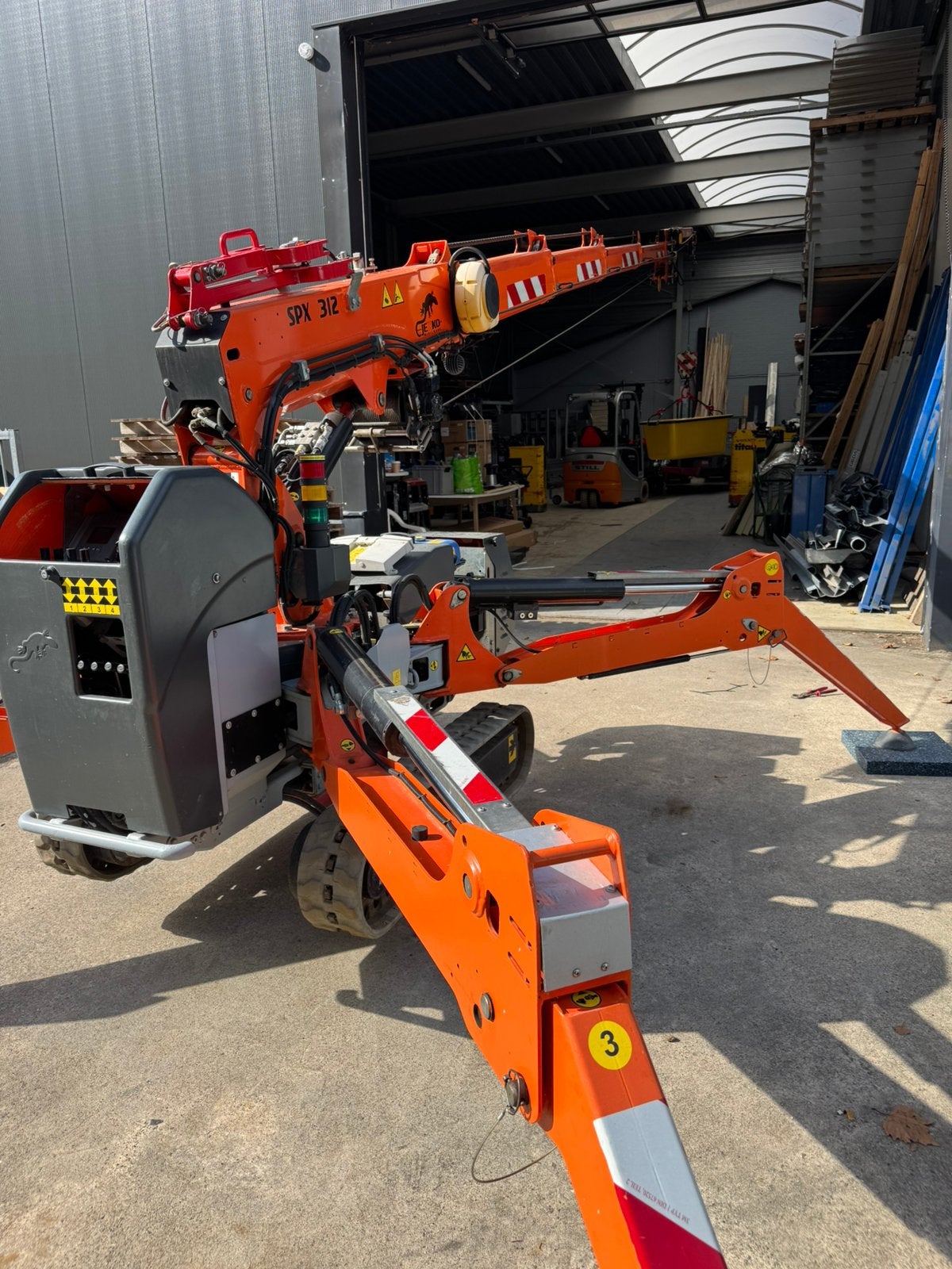 Foto 2 van Minihijskraan / compactkraan Jekko met machinist te huur