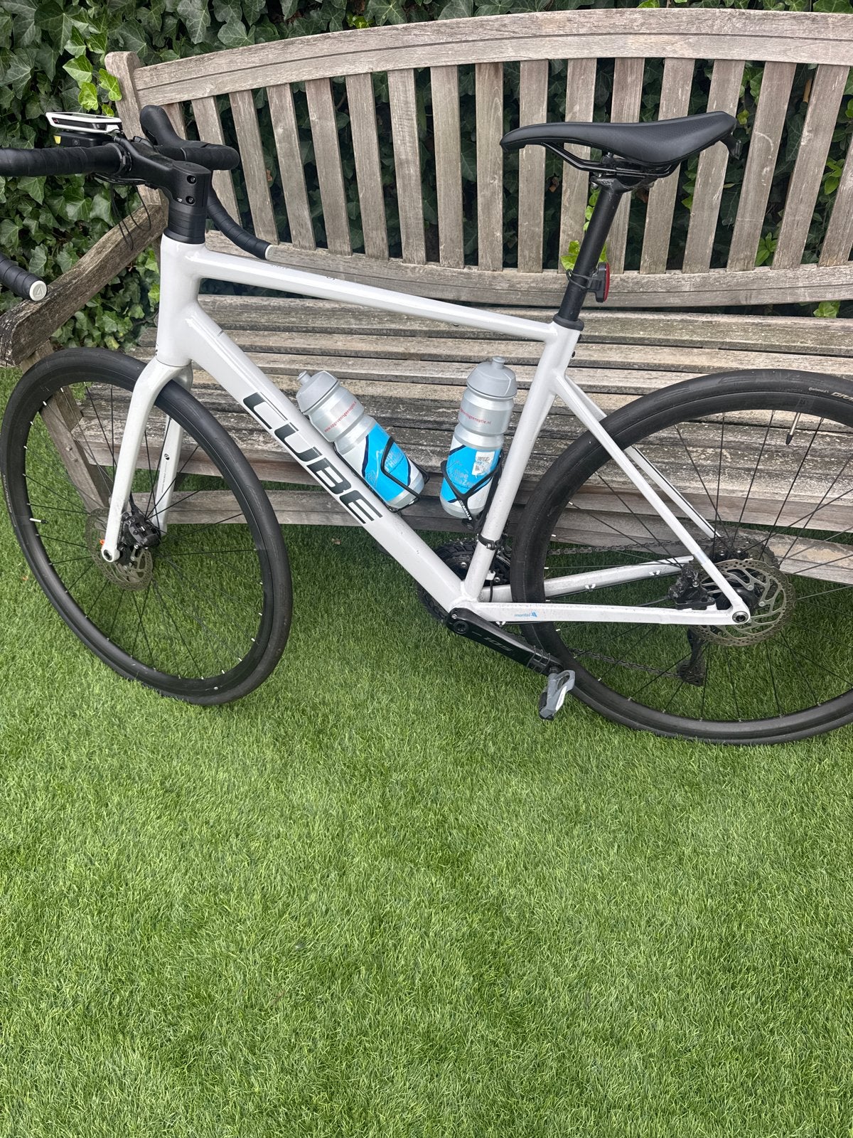 Cube Attain SLX Racefiets met Garmin Accessoires, 28 inch, Heren, Aluminium, Zo goed als nieuw