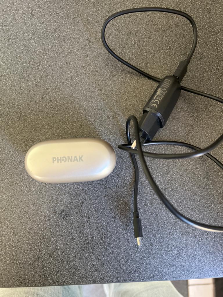 Phonak Audéo hoortoestellen met oplader, Ophalen, Gebruikt