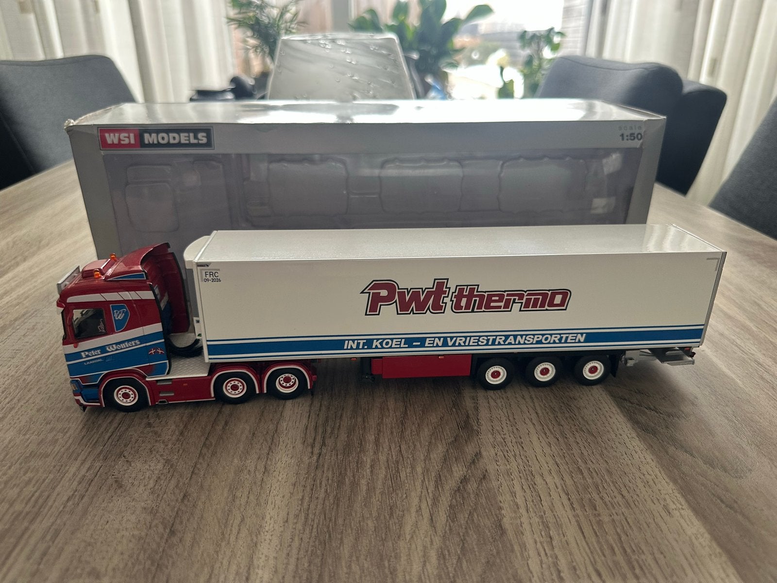 WSI Models PWT Thermo Scania Vrachtwagenmodel 1:50, Ophalen of Verzenden, Zo goed als nieuw