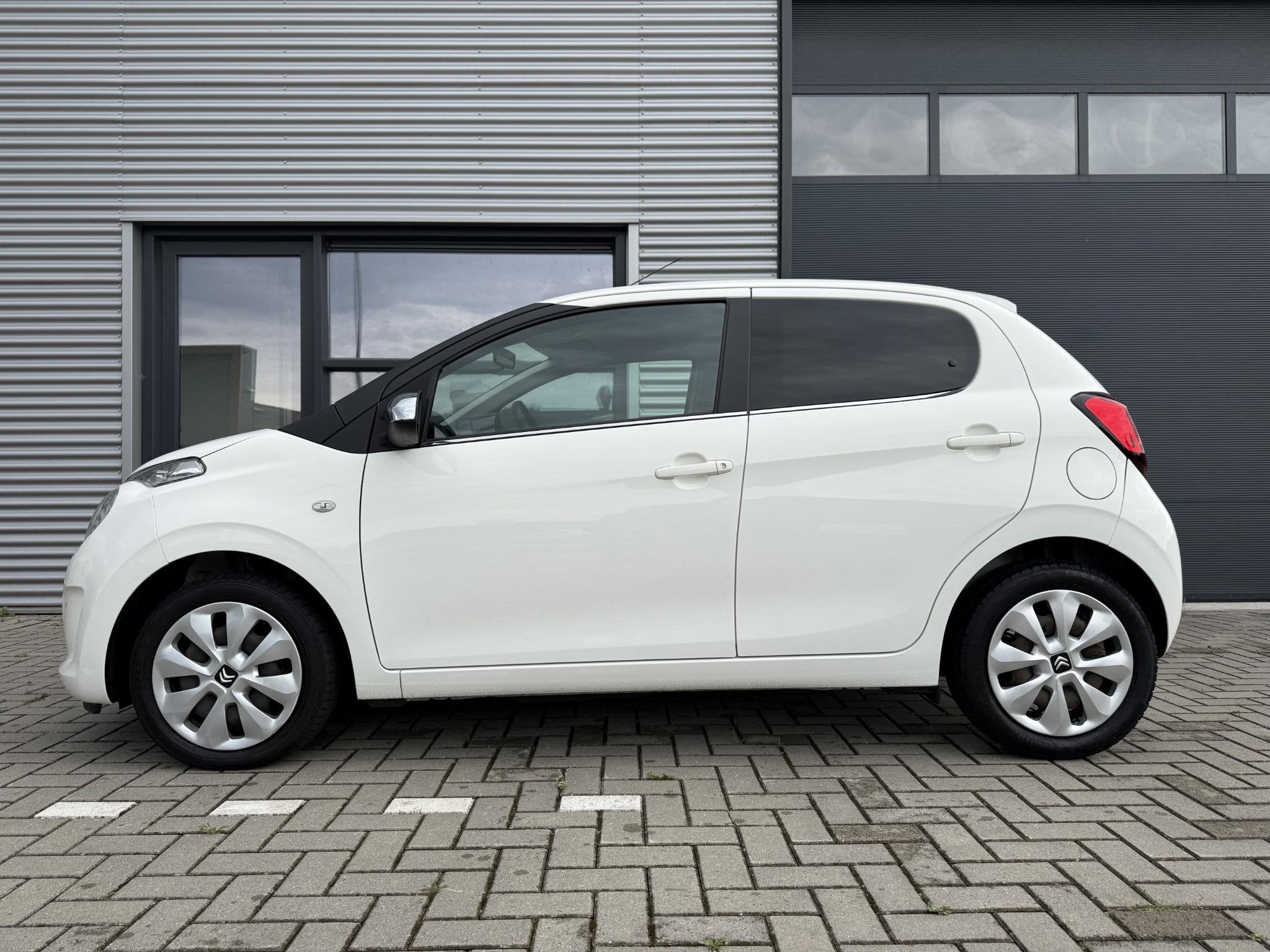 Citroen C1 1.0 VTi Feel ✓5-Deurs ✓LED ✓Airco ✓Blueto, Voorwielaandrijving, Stof, Gebruikt, Met garantie (alle)