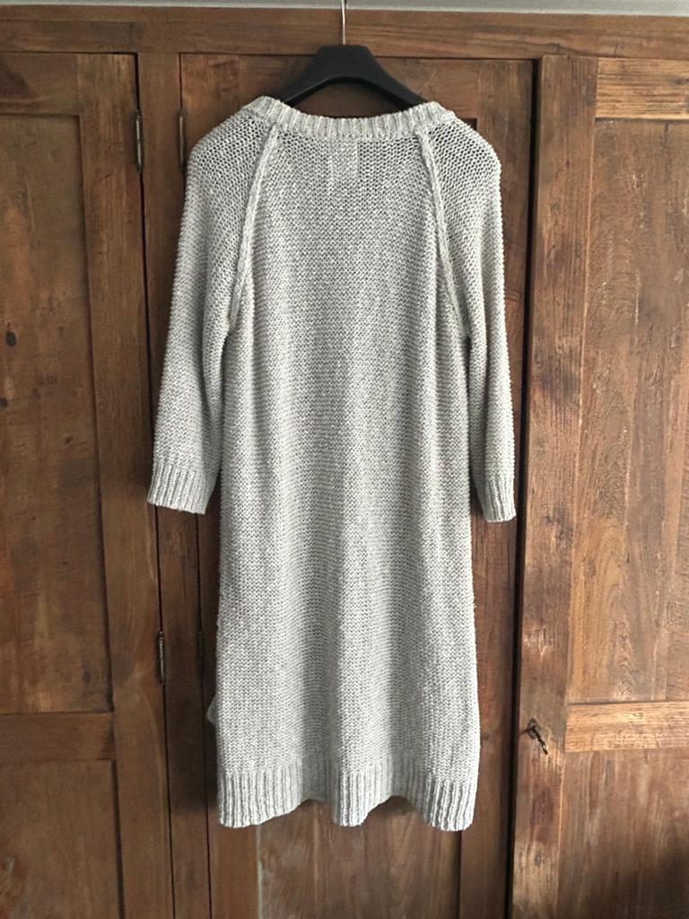 Gebreid vest, Beige, Maat 42/44 (L), Ophalen of Verzenden, Gedragen
