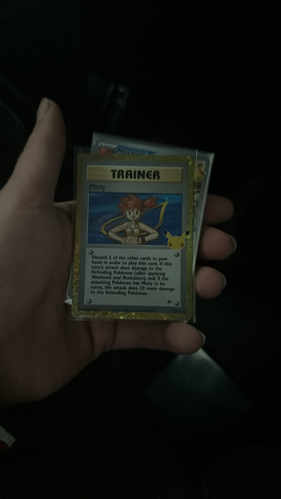 Pokémon Misty Trainer Kaart - 30th Anniversary, Ophalen of Verzenden, Zo goed als nieuw, Losse kaart