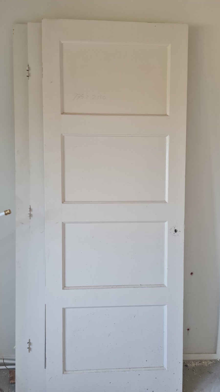 Jaren '30 Bruynzeel binnendeur, 76,5 x 211 cm, Ophalen, Gebruikt, Binnendeur, 200 tot 215 cm