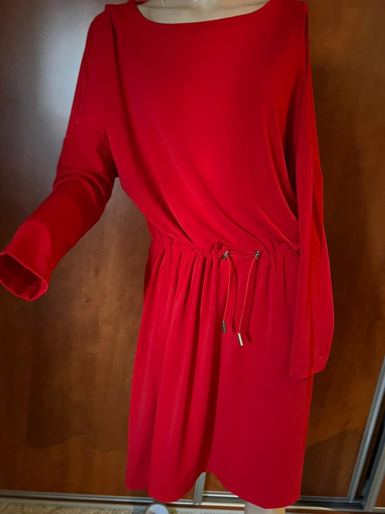 INWEAR Jurk Maat XL ZGAN - Stijlvolle Rode Jurk, B, T, Ophalen of Verzenden, Zo goed als nieuw