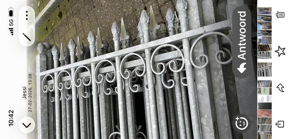 KOMEN BINNEN RECHTE TUINPOORTEN SIERPOORT LOOPPOORTO, Tuin en Terras, Tuinpoorten, Ophalen, Zo goed als nieuw