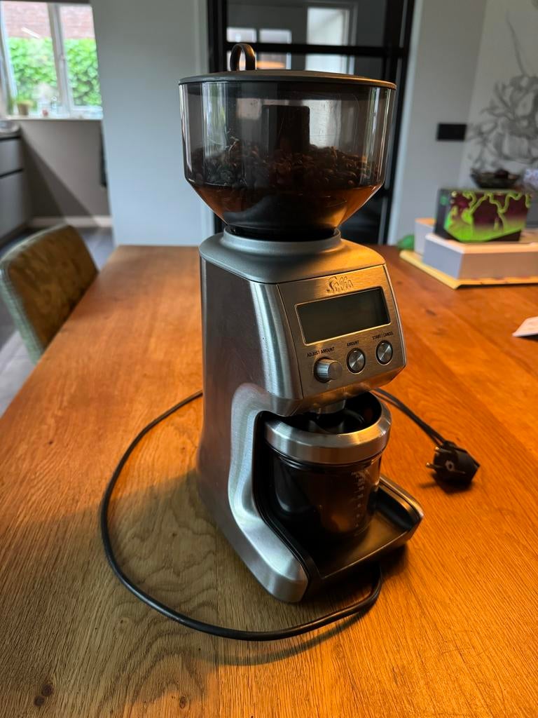 Solis Bonenmaler - Premium Koffiemolen RVS Design, Ophalen of Verzenden, Zo goed als nieuw, Overige merken, Koffiemolen