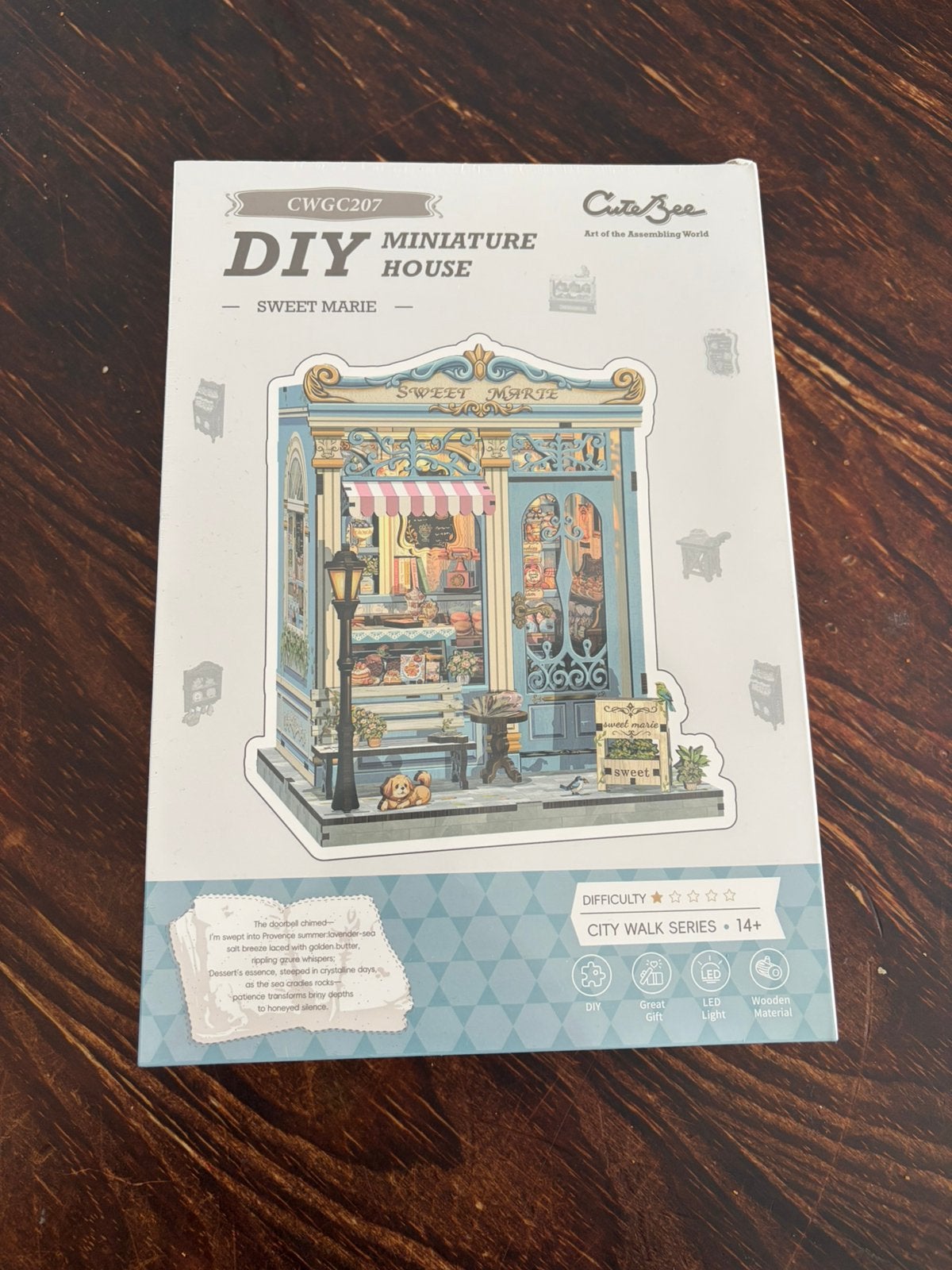 CuteBee DIY Miniature house Bouwset Nummer CWGC 207 Nieuw.!, Groter dan 1:35, Room 101A, 1/F, GENPLAS FACTORY BUILDING, 56, HOI YUEN ROAD, KWUN TONG, KLN, HONG KONG