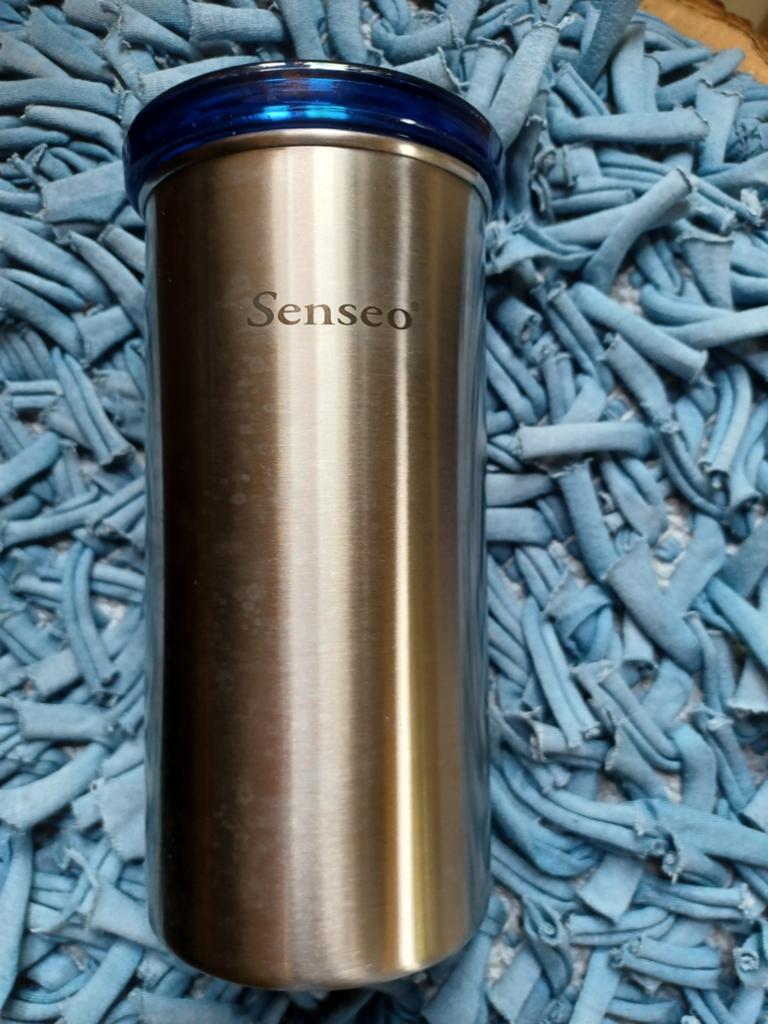 Senseo Brabantia Koffiepad Canister houder bus RVS, Ophalen of Verzenden, Nieuw, Overige modellen, Koffiepads en cups