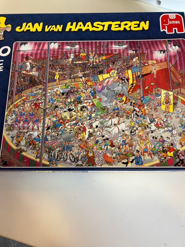 Jan van Haasteren Puzzel - Circus, Ophalen of Verzenden, Minder dan 500 stukjes, Gebruikt, Legpuzzel