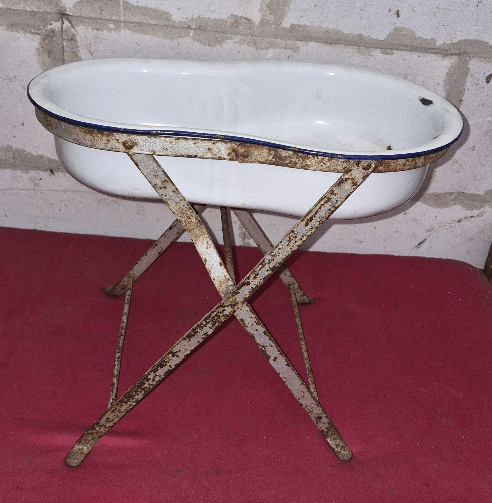 Bidet oude Franse bidet decoratie, Ophalen