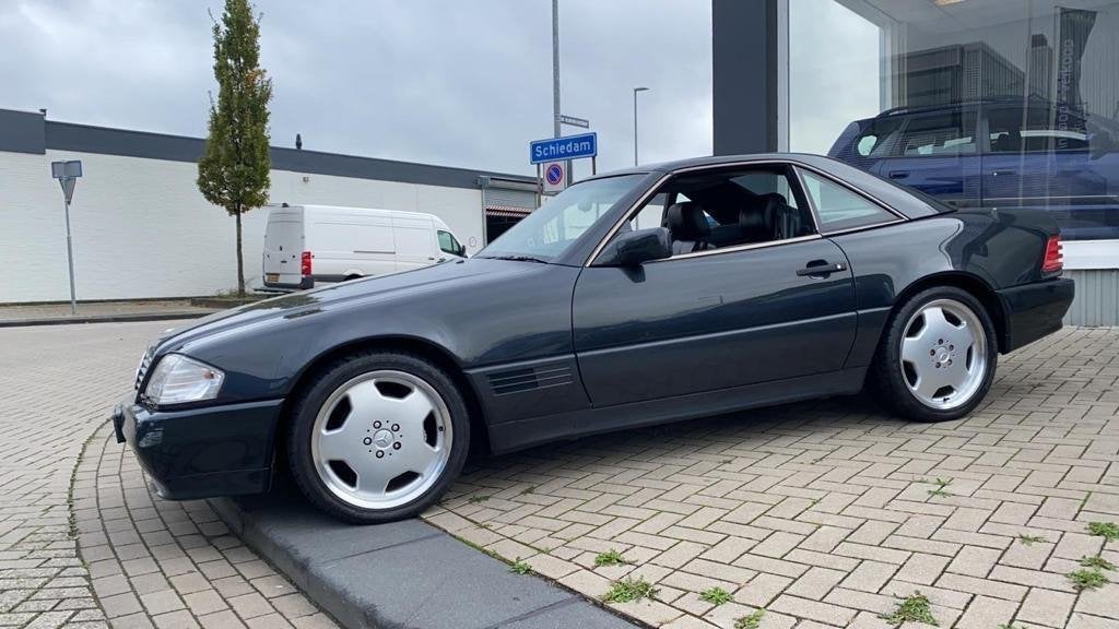 Mercedes-Benz SL-klasse 500 SL, Auto's, Mercedes-Benz, Automaat, Achterwielaandrijving, Zwart, Leder