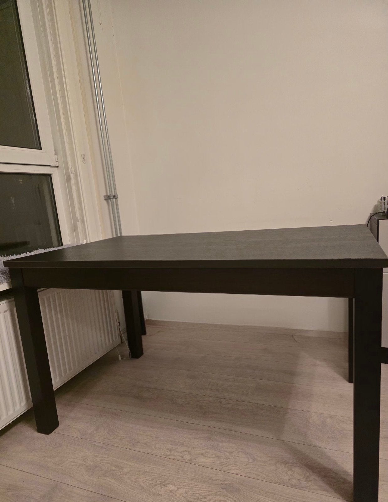 IKEA BJURSTA uitschuifbare eettafel - donkerbruin, Huis en Inrichting, Ophalen, Gebruikt, 100 tot 150 cm, 50 tot 100 cm