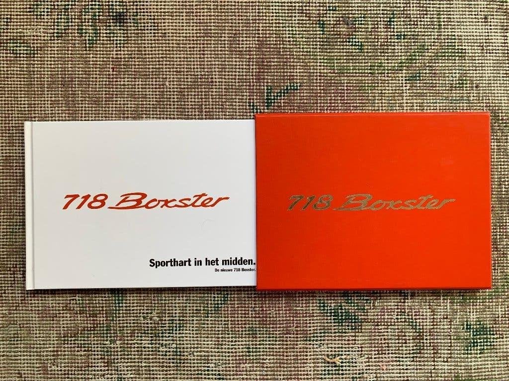 Nederlandse brochure Porsche Boxster 718 2015 in slipcase!, Porsche, Nieuw, Ophalen of Verzenden, Porsche