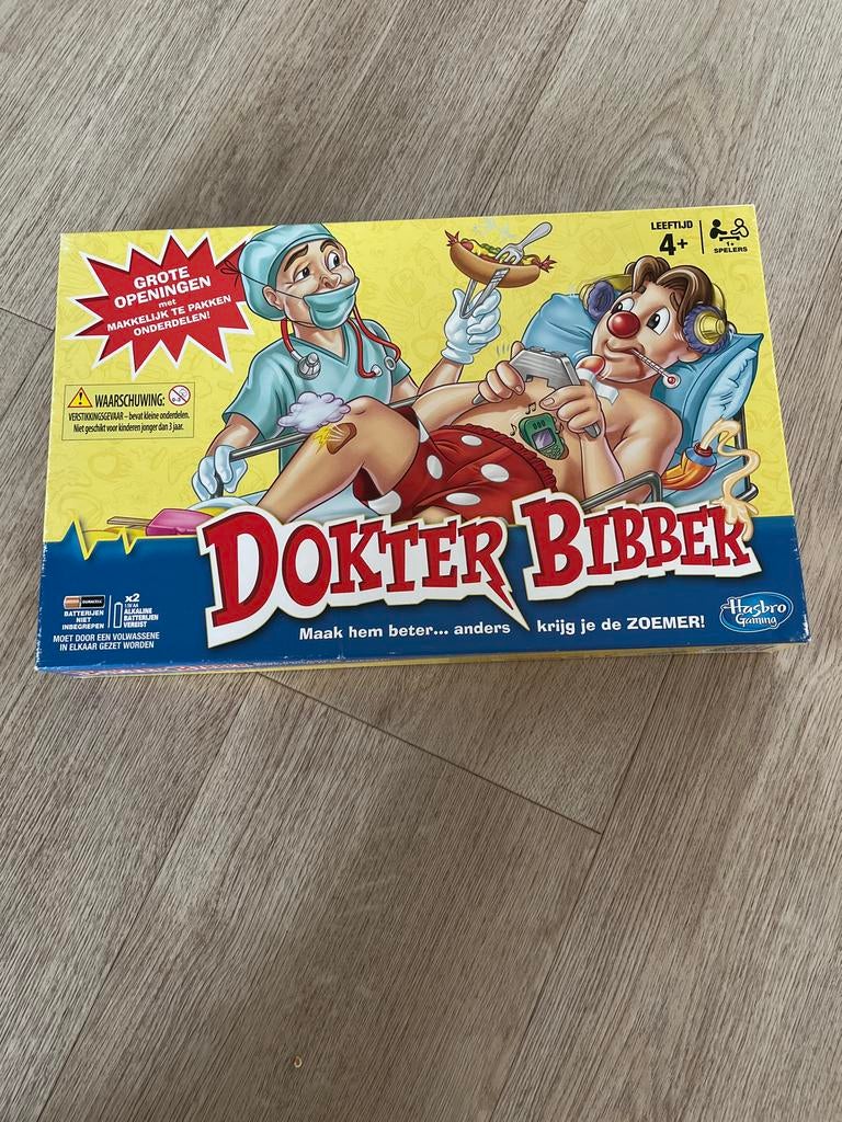 Dokter Bibber spel - Hasbro, Een of twee spelers, Ophalen, Gebruikt