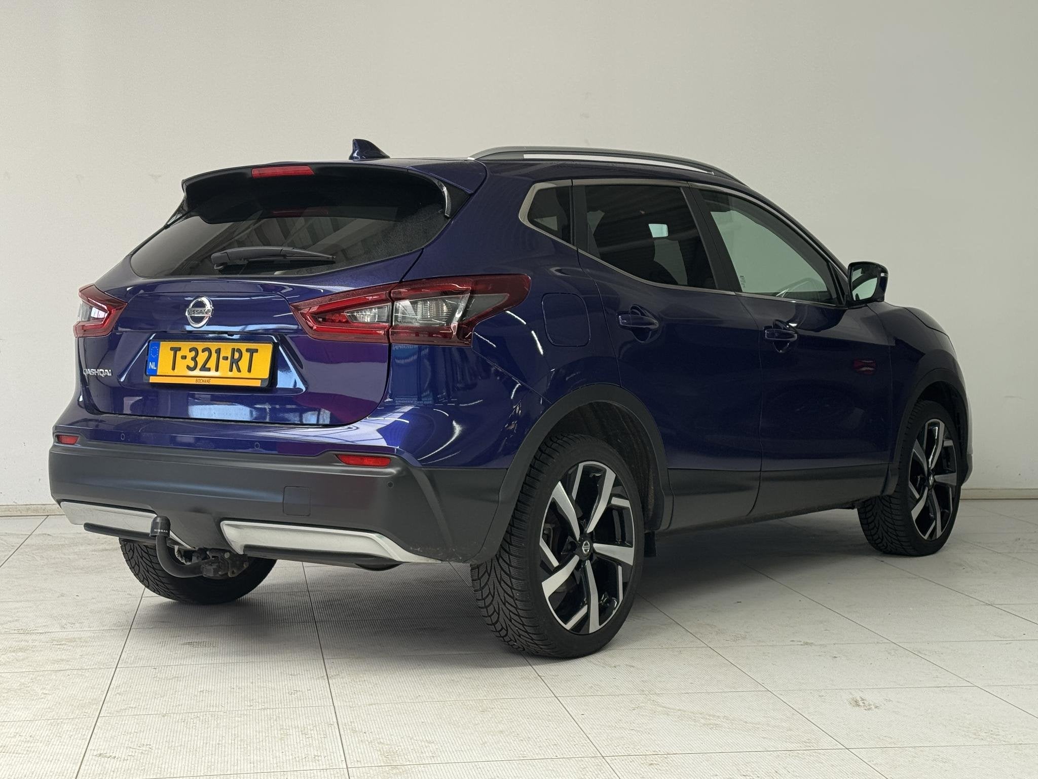 Nissan Qashqai 1.3 DIG-T Premium Edition | Trekhaak | Leder, Auto's, Gebruikt, Met garantie (alle), Blauw, Leder