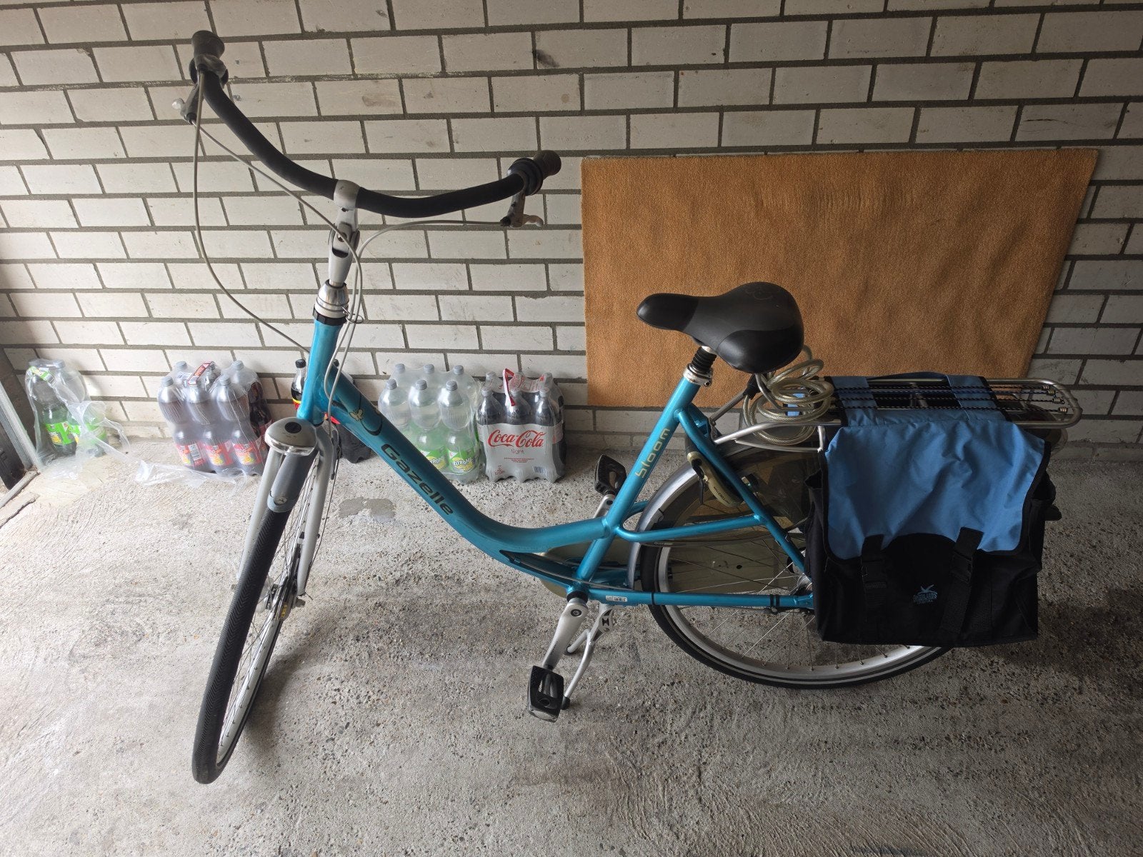 Gazelle Bloom damesfiets - Lichtblauw, Fietsen en Brommers, Fietsen | Dames | Damesfietsen, Ophalen, Versnellingen, Gazelle, Trommelrem