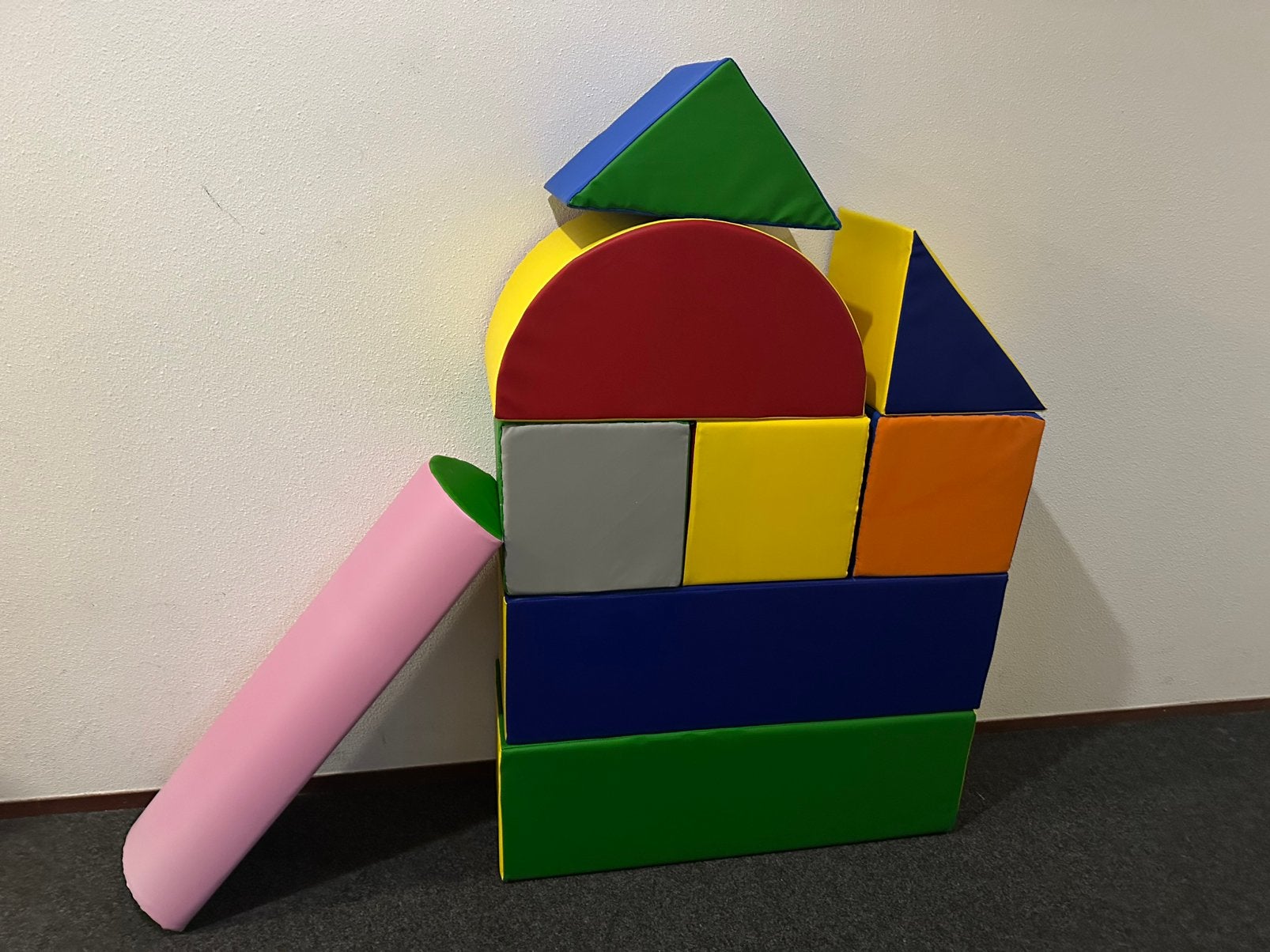 Grote set zachte foam bouwblokken – speel- & klimblokken, Ophalen, Zo goed als nieuw
