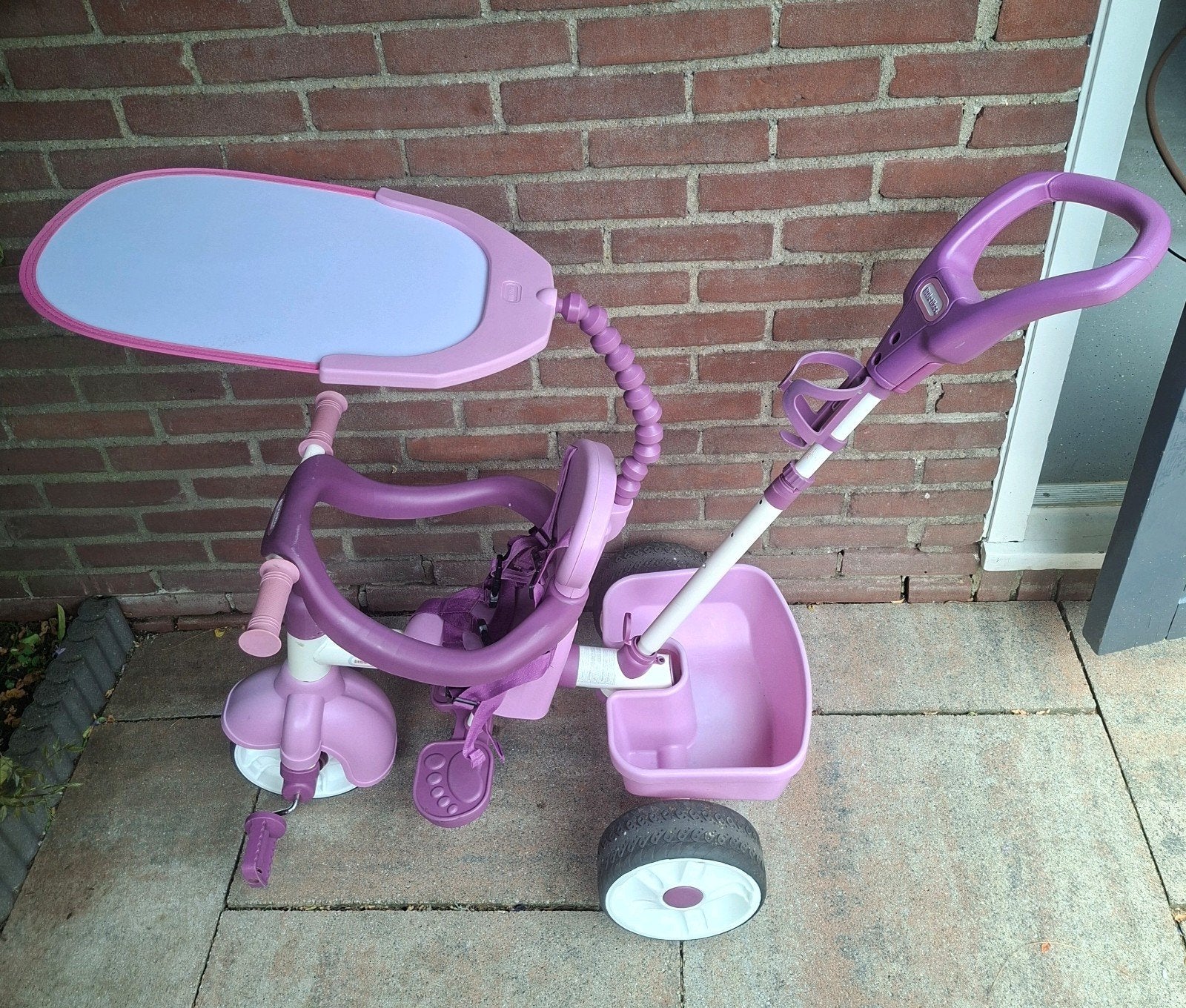 Little Tikes 4-in-1 Driewieler - Roze, Ophalen, Gebruikt, Little Tikes, Duwstang