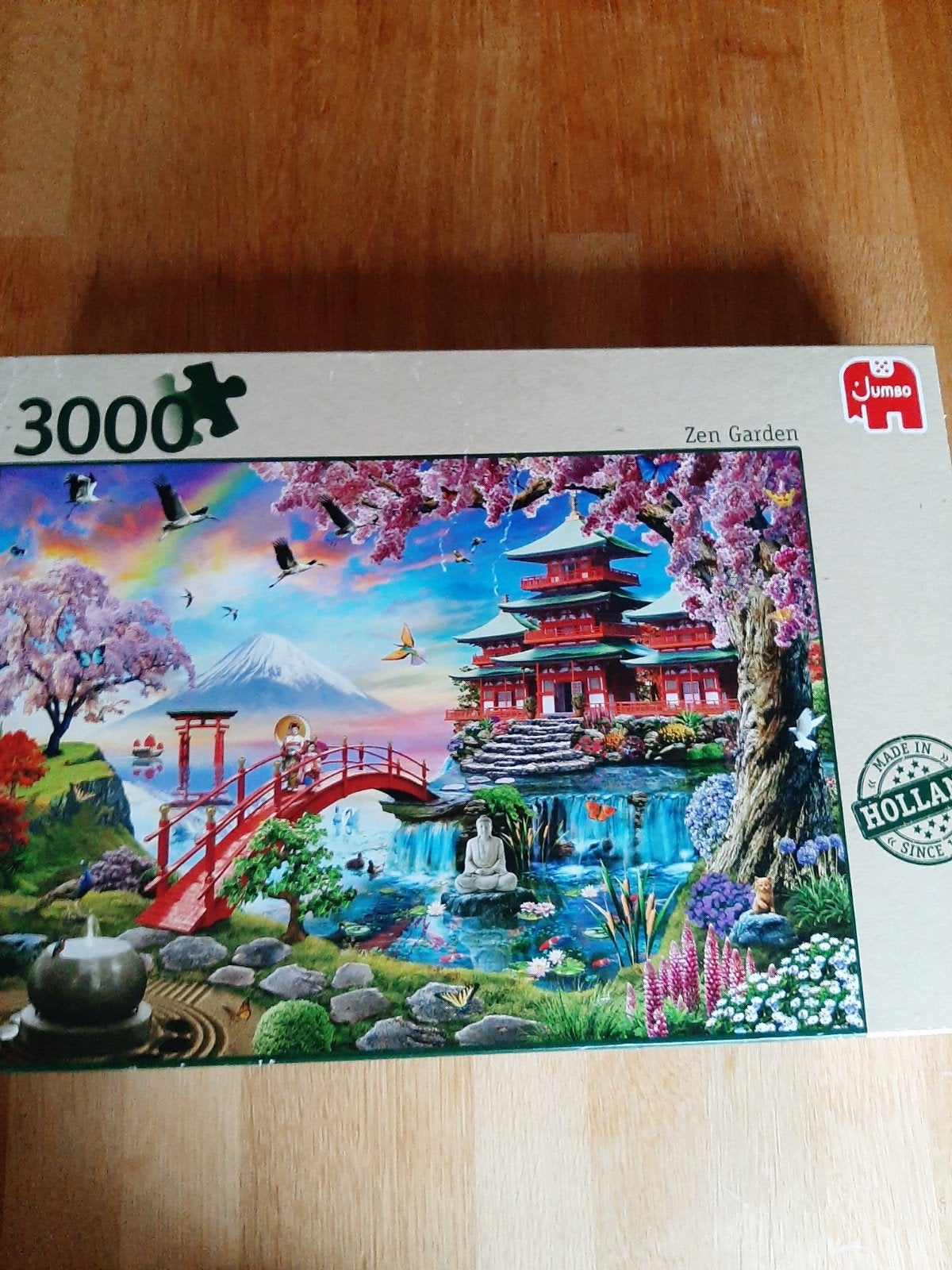 Puzzel 3000 stukjes, Zen garden van Jumbo, Ophalen of Verzenden, Meer dan 1500 stukjes, Gebruikt, Legpuzzel
