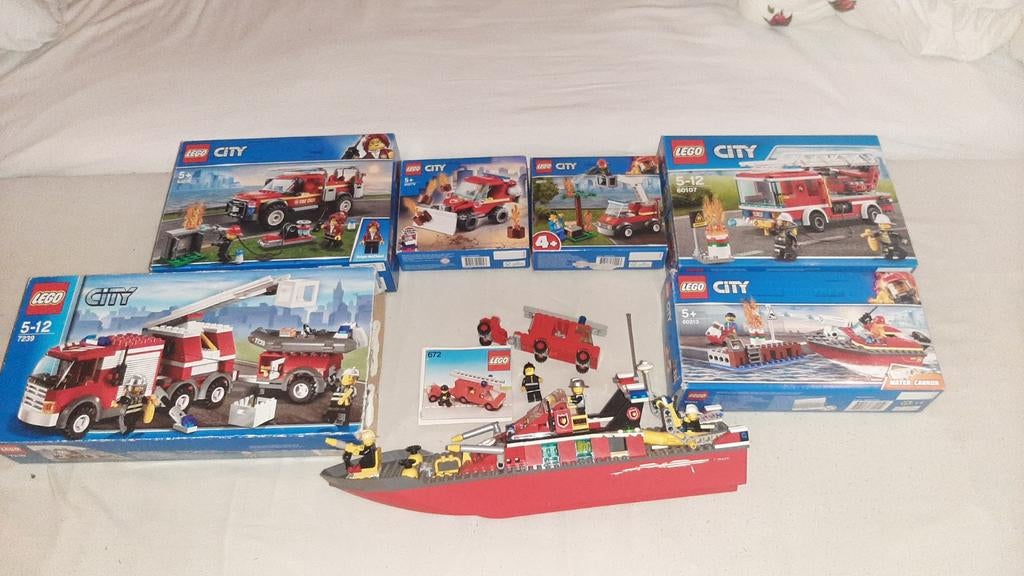 Lego city brandweer verschillende setjes., Ophalen, Zo goed als nieuw