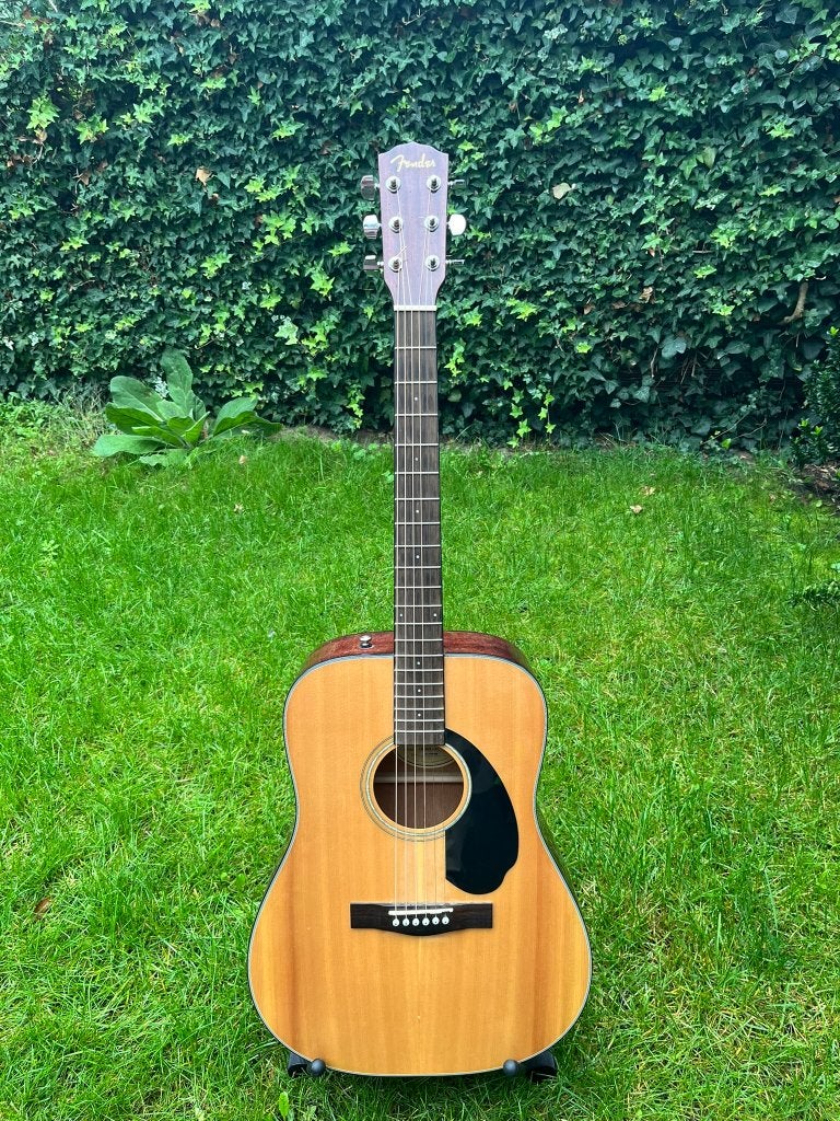 Fender CD-60S Dreadnought, Ophalen, Gebruikt, Western- of Steelstringgitaar, Met koffer